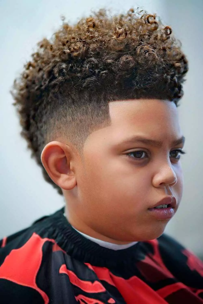Black Boys Haircuts Curly High Top Fade 683x1024 